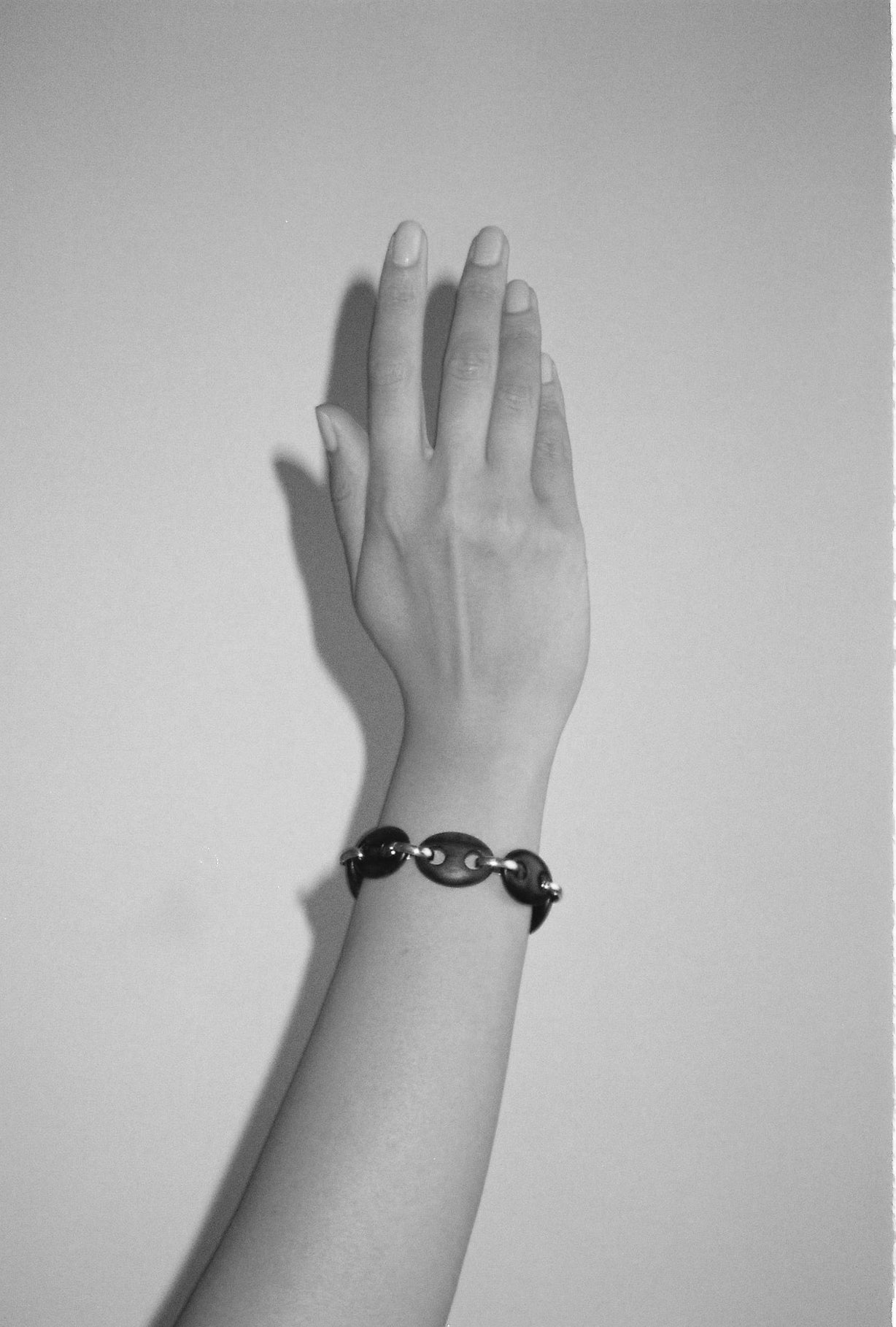 Ebony Link Chain Bracelet