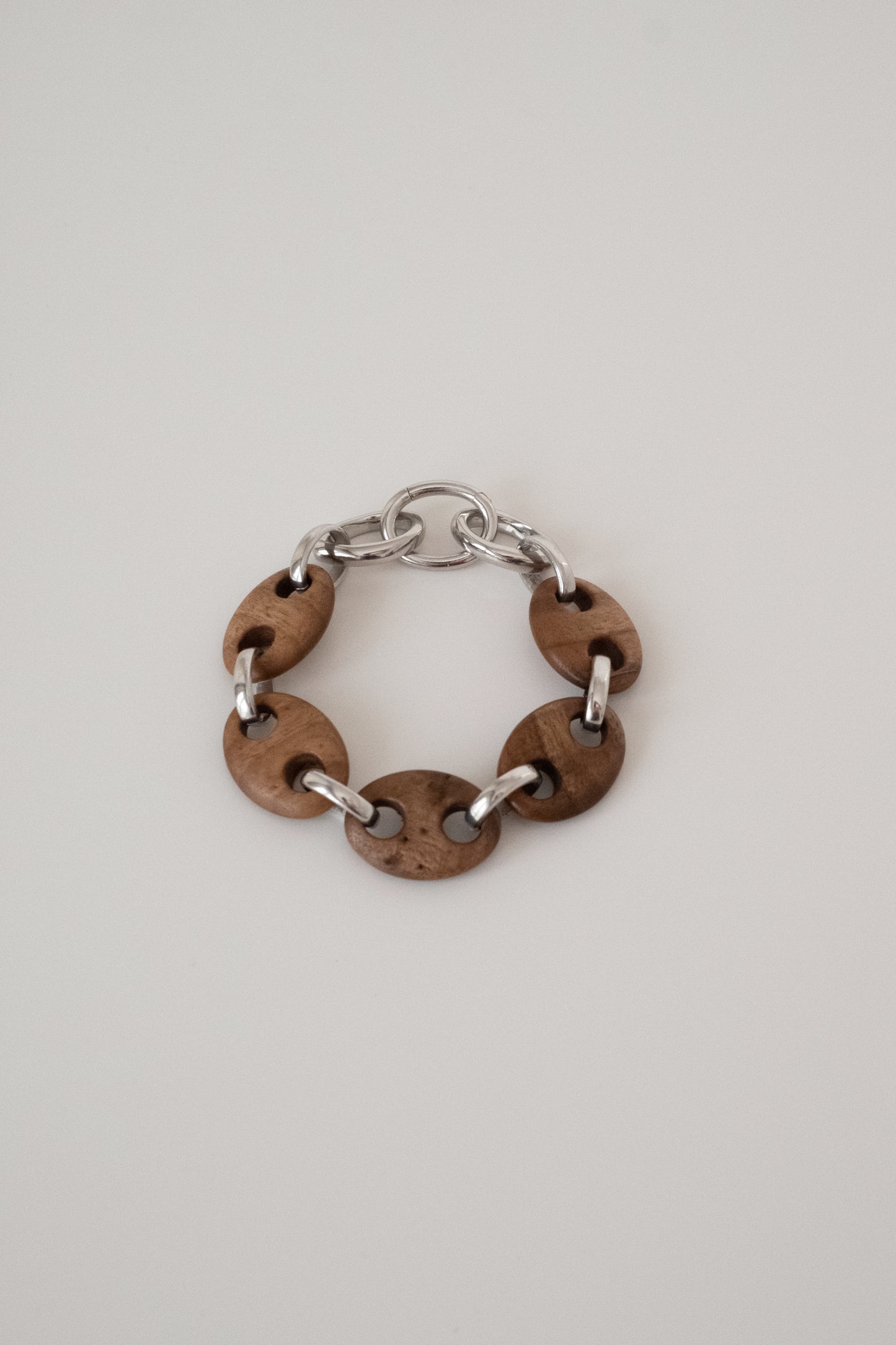 Walnut Link Chain Bracelet