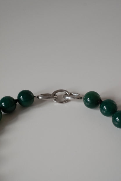 Green Carnelian Agate Necklace