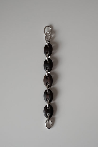 Ebony Link Chain Bracelet