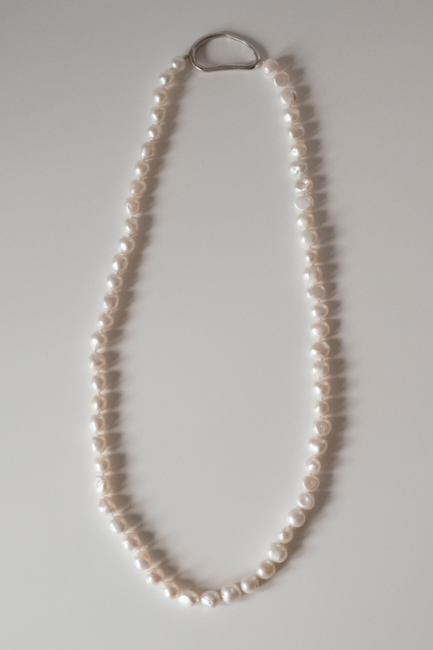 Long Braoque Pearl Necklace