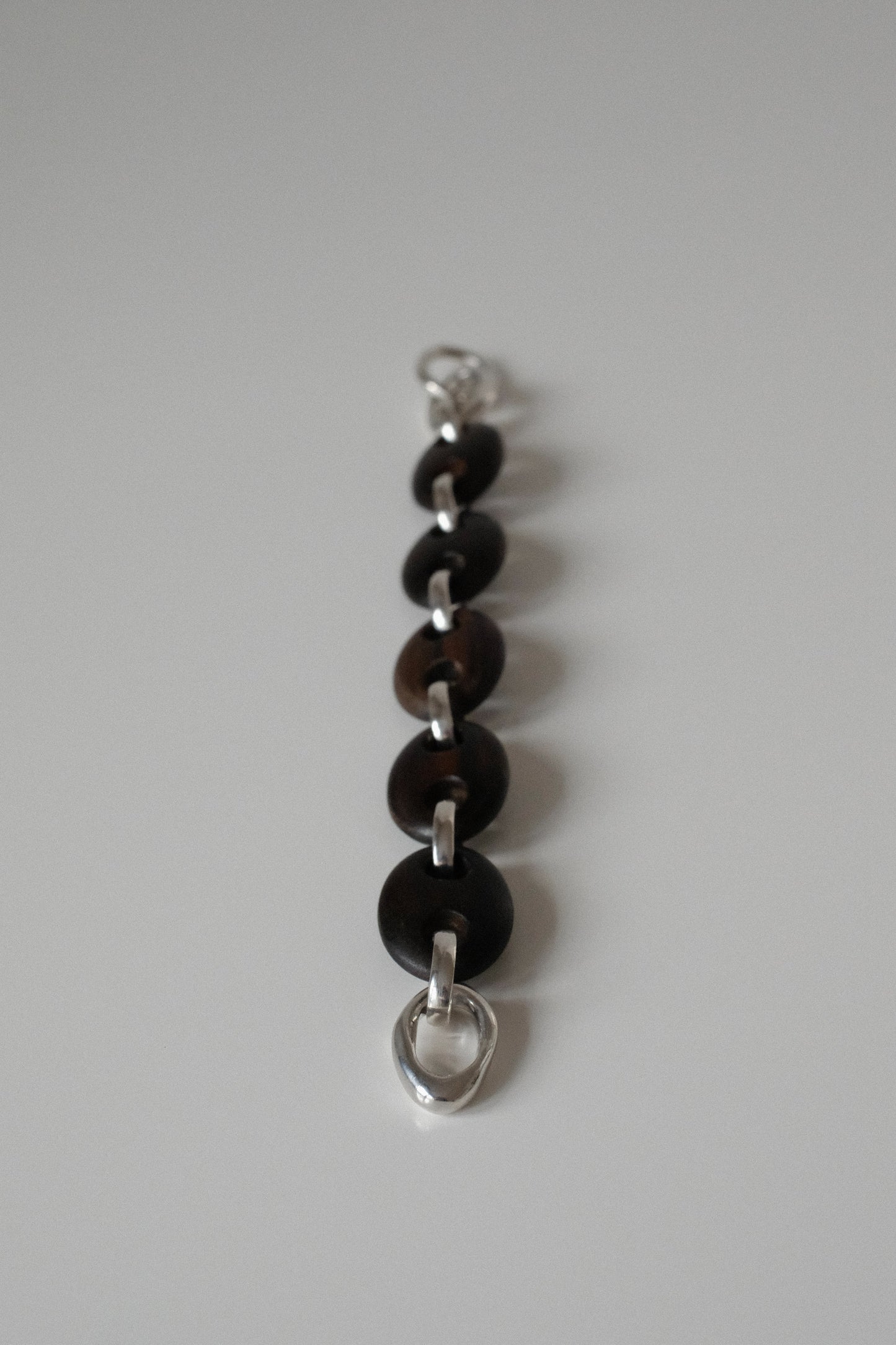 Ebony Link Chain Bracelet